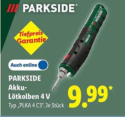 PARKSIDE Akku-Lötkolben 4 V