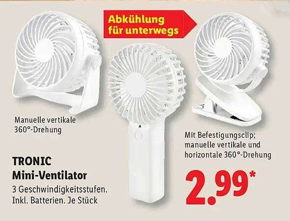 TRONIC Mini-Ventilator