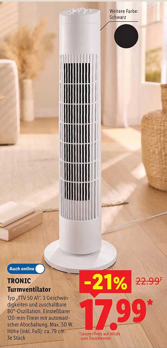 TRONIC Turmventilator