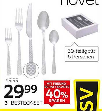 30-teiliges Besteck-Set für 6 Personen