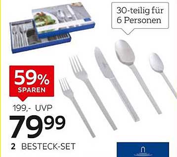 30-teiliges Besteck-Set für 6 Personen