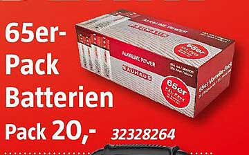 65er-Pack Batterien