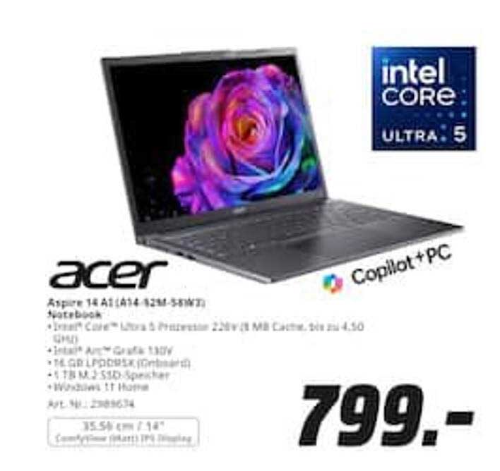 Acer Aspire 14 A1 (A14-53M-SN67) Notebook