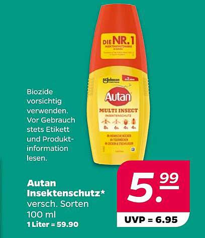 Autan Insektenschutz* versch. Sorten 100 ml