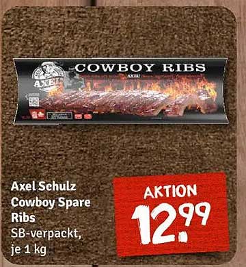 Axel Schulz Cowboy Spare Ribs, je 1 kg
