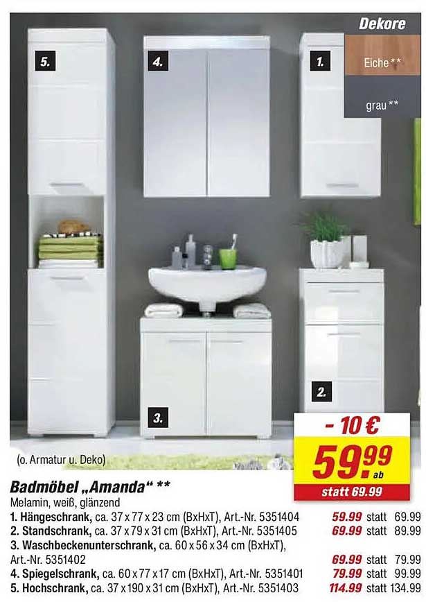 Badmöbel "Amanda"