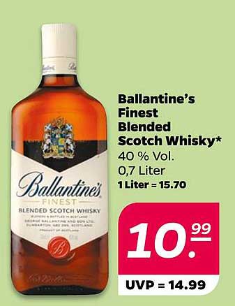 Ballantine's Finest Blended Scotch Whisky 0,7 Liter