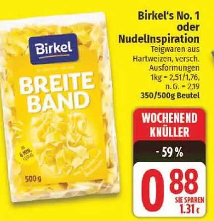 Birkel's No. 1 oder NudelInspiration