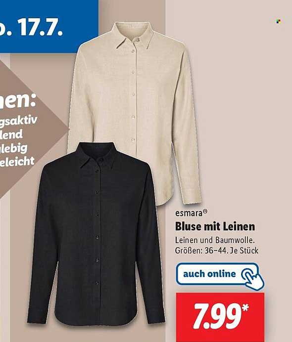 Bluse mit Leinen von esmara®