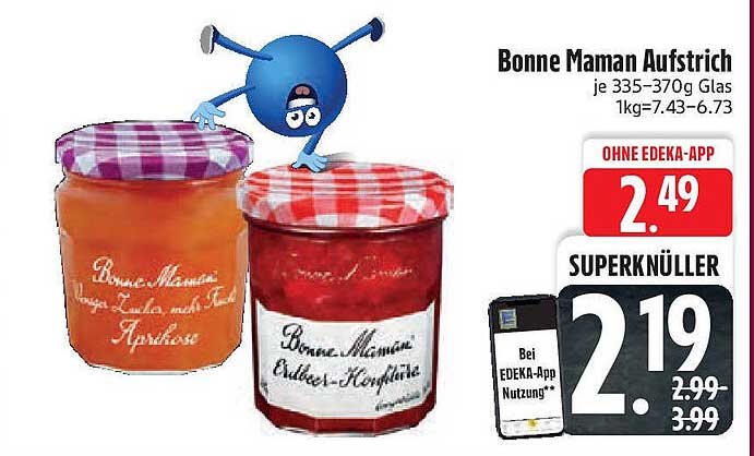 Bonne Maman Aufstrich je 335–370g Glas
