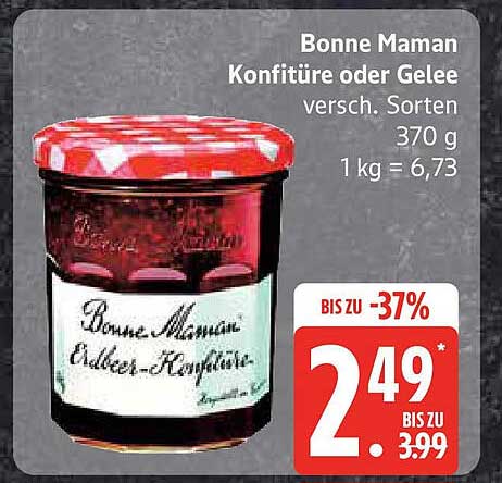 Bonne Maman Konfitüre oder Gelee, verschiedene Sorten, 370 g