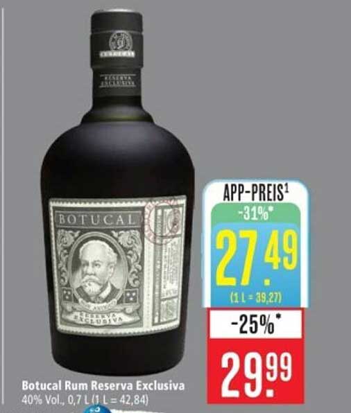 Botucal Rum Reserva Exclusiva 0,7l