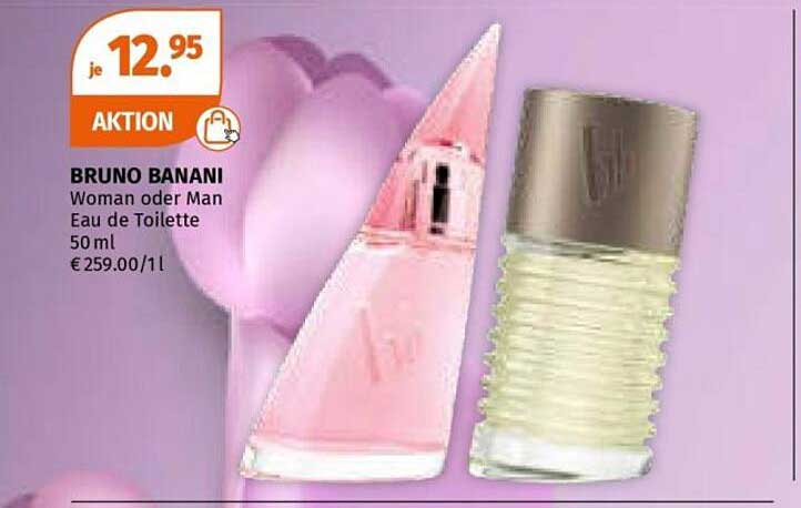 BRUNO BANANI Woman oder Man Eau de Toilette 50 ml