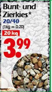 Bunt- und Zierkies 20/40 - 20 kg