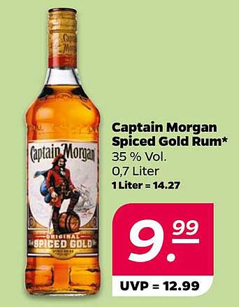 Captain Morgan Spiced Gold Rum 0,7 Liter