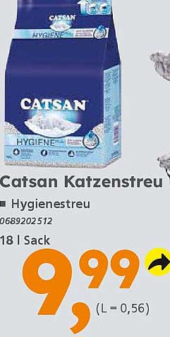 Catsan Katzenstreu 18 l Sack