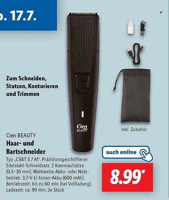 Cien BEAUTY Haar- und Bartschneider