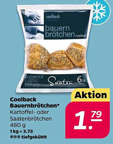 Coolback Bauernbrötchen - Kartoffel- oder Saatenbrötchen 480 g