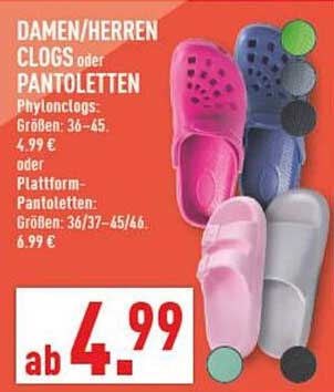 DAMEN/HERREN CLOGS oder PANTOLETTEN