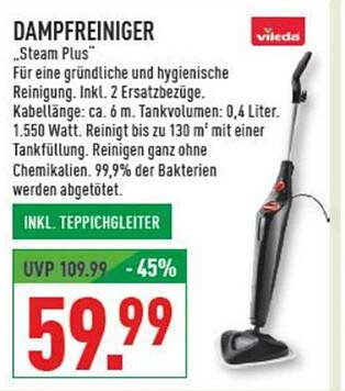 DAMPFREINIGER „Steam Plus“