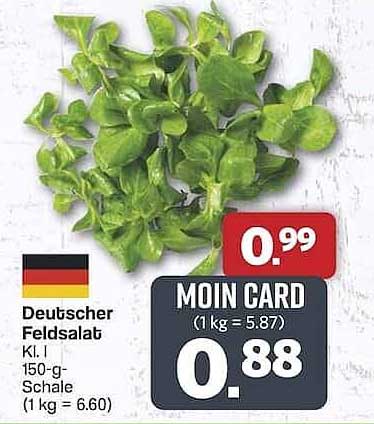 Deutscher Feldsalat Kl. I 150-g-Schale