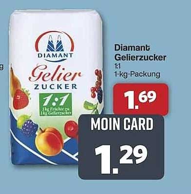 Diamant Gelierzucker 1:1 1-kg-Packung