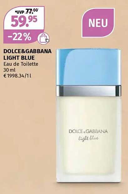DOLCE&GABBANA LIGHT BLUE Eau de Toilette 30 ml