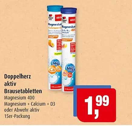 Doppelherz aktiv Brausetabletten - Magnesium 400