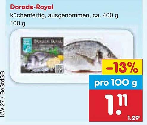 Dorade-Royal - küchenfertig, ausgenommen, ca. 400 g