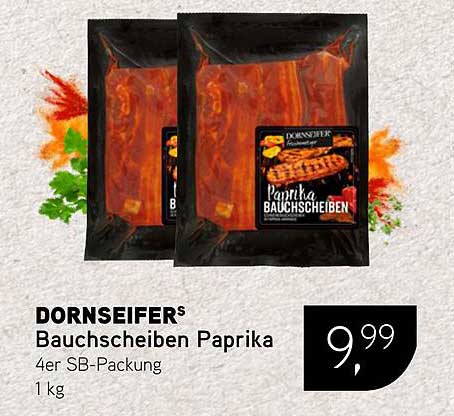DORNSEIFER® Bauchscheiben Paprika 4er SB-Packung