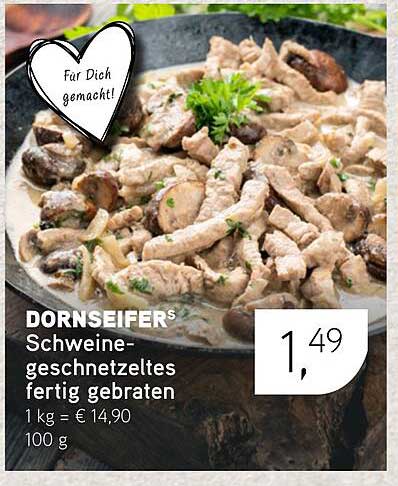 DORNSEIFERS Schweinegeschnetzeltes fertig gebraten