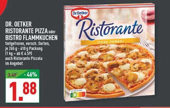 DR. OETKER RISTORANTE PIZZA oder BISTRO FLAMMKUCHEN tiefgefroren, versch. Sorten