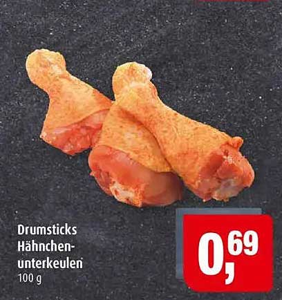 Drumsticks Hähnchenunterkeulen