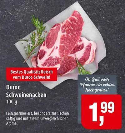 Duroc Schweinenacken 100 g