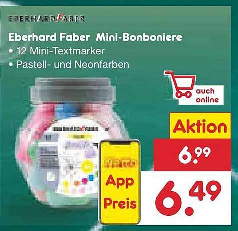 Eberhard Faber Mini-Bonboniere – 12 Mini-Textmarker in Pastell- und Neonfarben