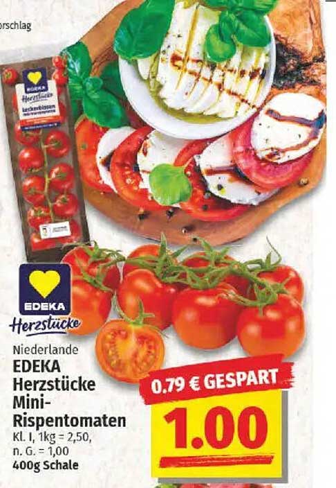 EDEKA Herzstücke Mini-Rispentomaten 400g