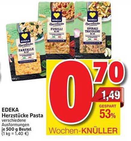 EDEKA Herzstücke Pasta – Wochen-Knüller!