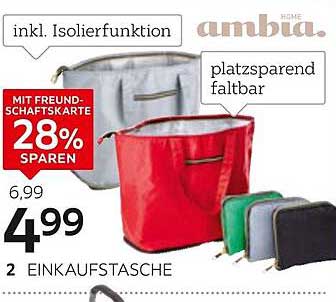 EINKAUFSTASCHE mit Isolierfunktion - ambia home