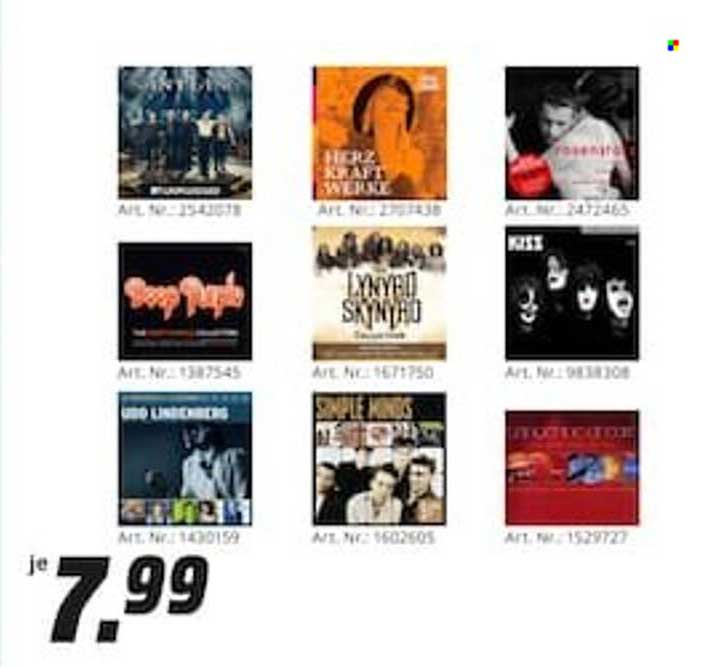 Exklusive Musik-CDs für nur 7,99 €