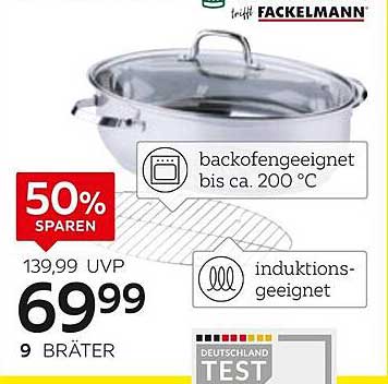 FACKELMANN Bräter, 9L – Ideal für jedes Gericht