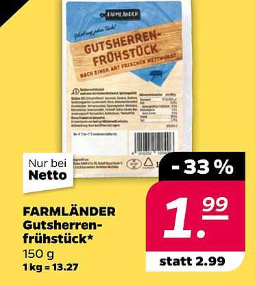 FARMLÄNDER Guts Herrenfrühstück 150 g