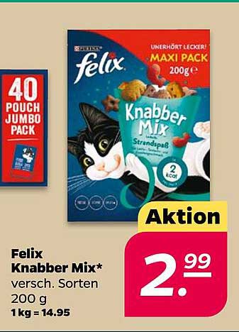 Felix Knabber Mix 200 g – Verschiedene Sorten