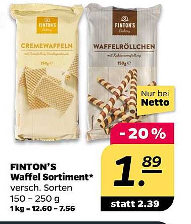 FINTON’S Waffel Sortiment*