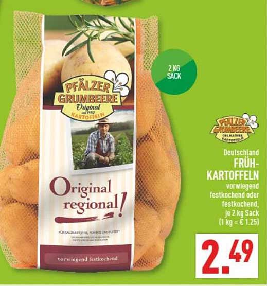 Früh-Kartoffeln 2 kg Sack