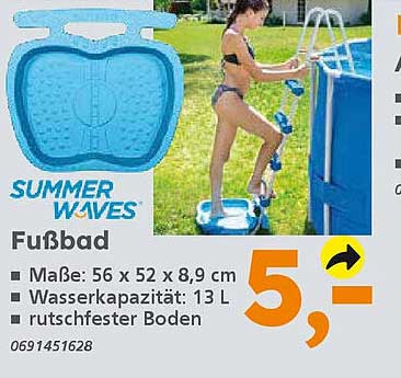 Fußbad Summer Waves