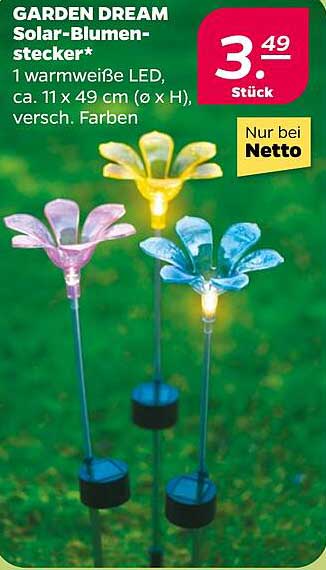 GARDEN DREAM Solar-Blumenstecker