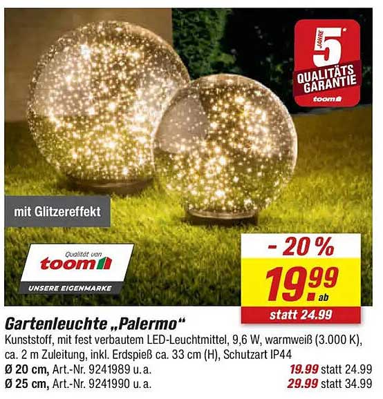 Gartenleuchte „Palermo“