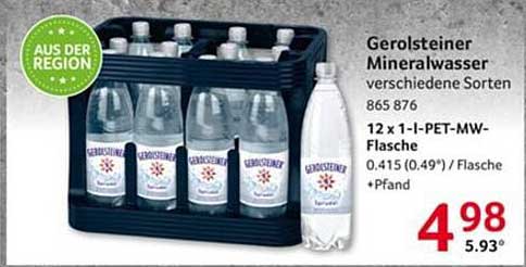 Gerolsteiner Mineralwasser 12 x 1,5 Liter PET-Flasche