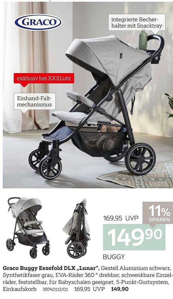 Graco Buggy Eezefold DLX „Lunar“
