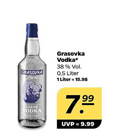Grasovka Vodka 0,5 Liter
